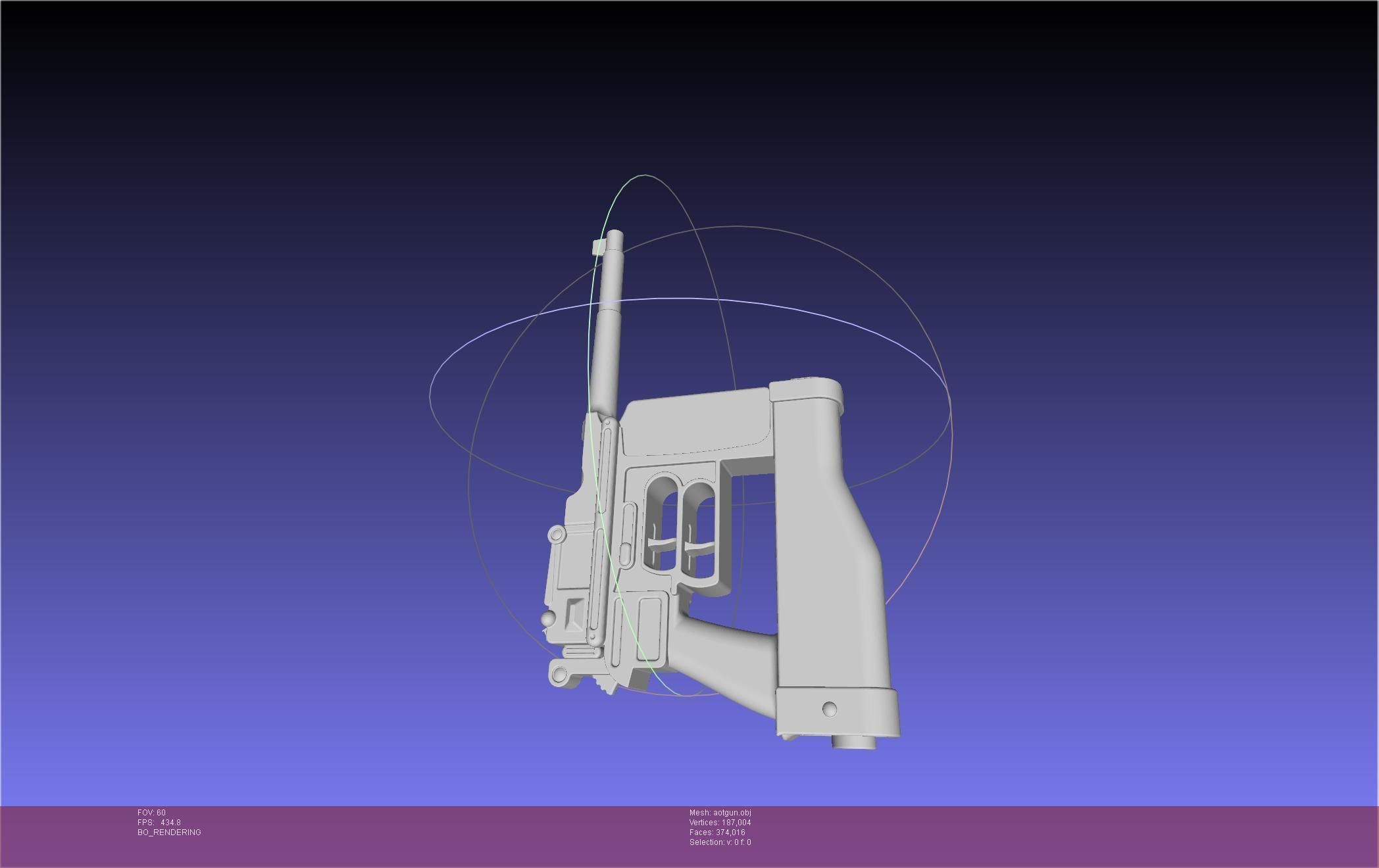 Attack On Titan Season 4 Gear Gun Handle 3D model_10