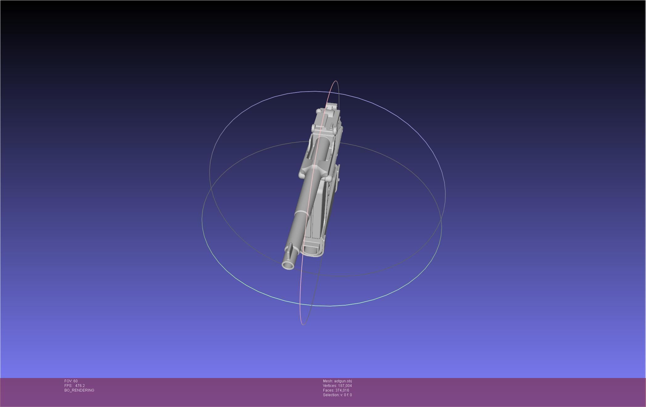 Attack On Titan Season 4 Gear Gun Handle 3D model_16