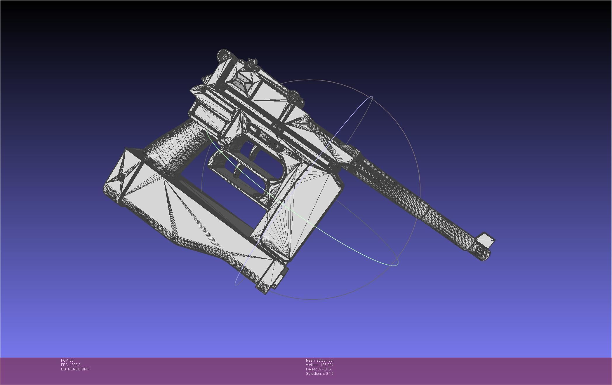 Attack On Titan Season 4 Gear Gun Handle 3D model_49