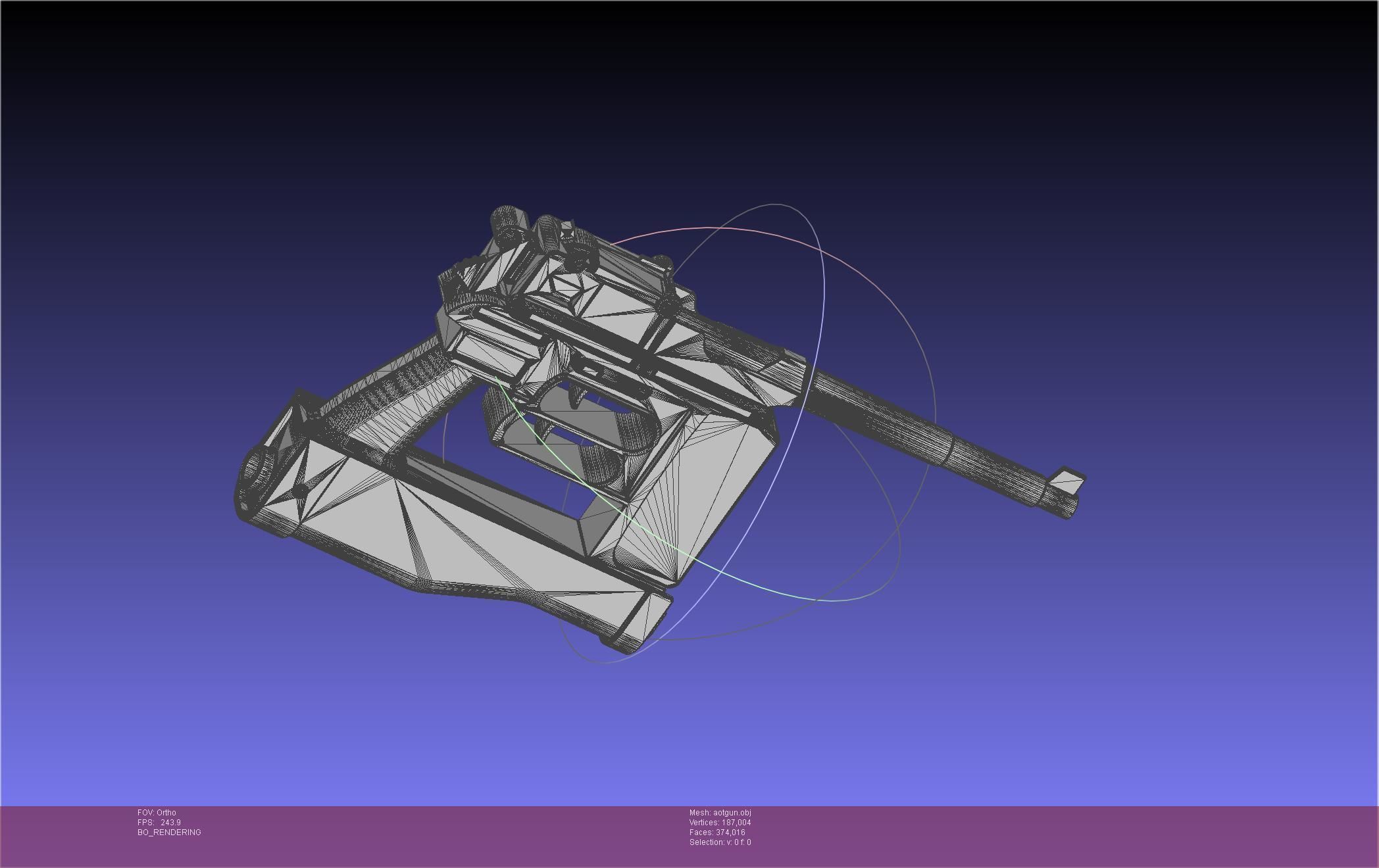 Attack On Titan Season 4 Gear Gun Handle 3D model_54