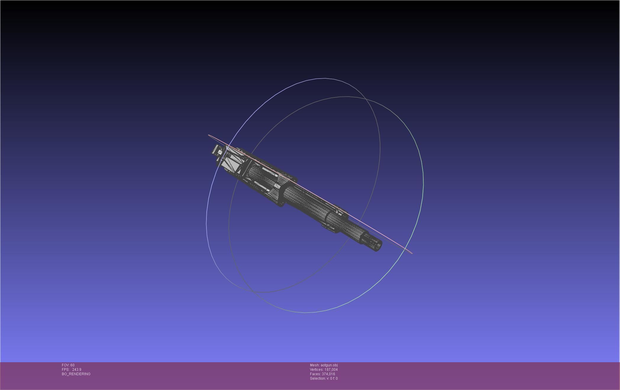 Attack On Titan Season 4 Gear Gun Handle 3D model_36