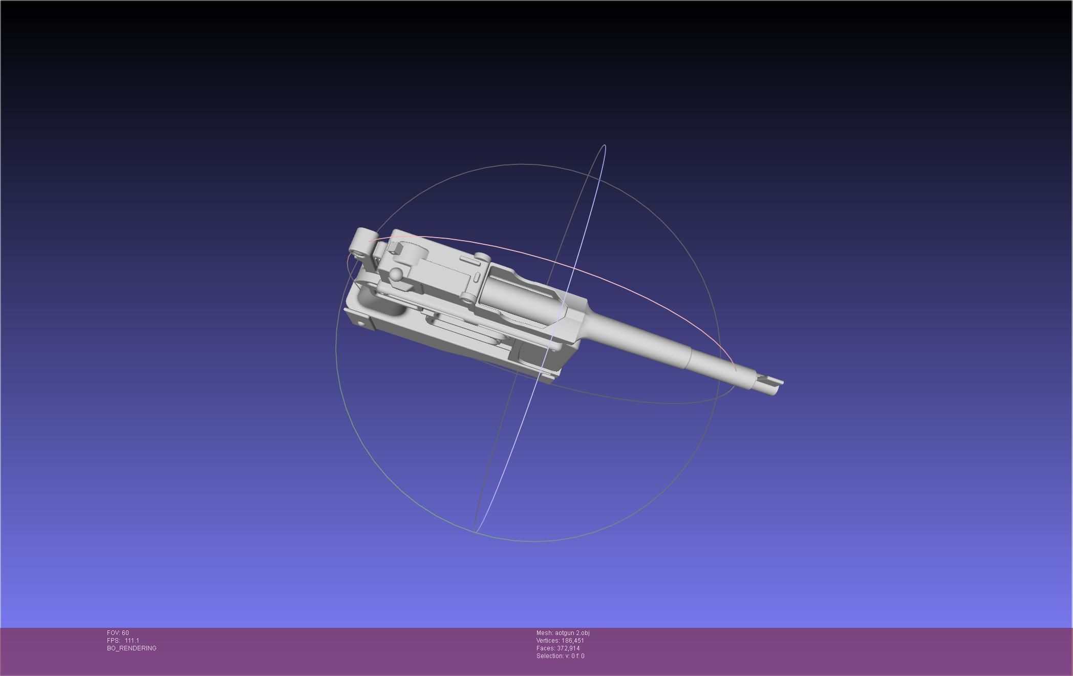 Attack On Titan Season 4 Gear Gun Handle 3D model_90