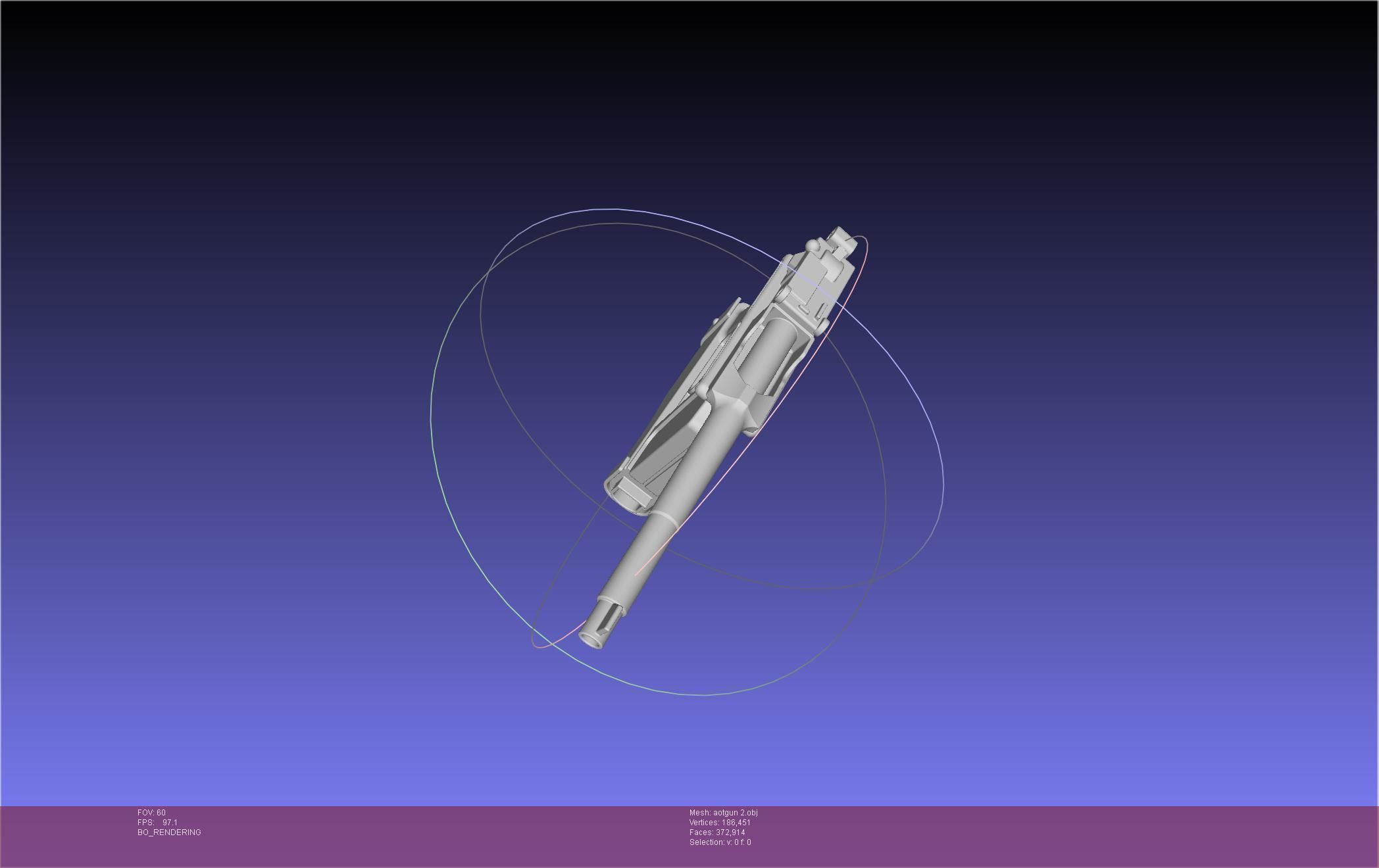 Attack On Titan Season 4 Gear Gun Handle 3D model_96