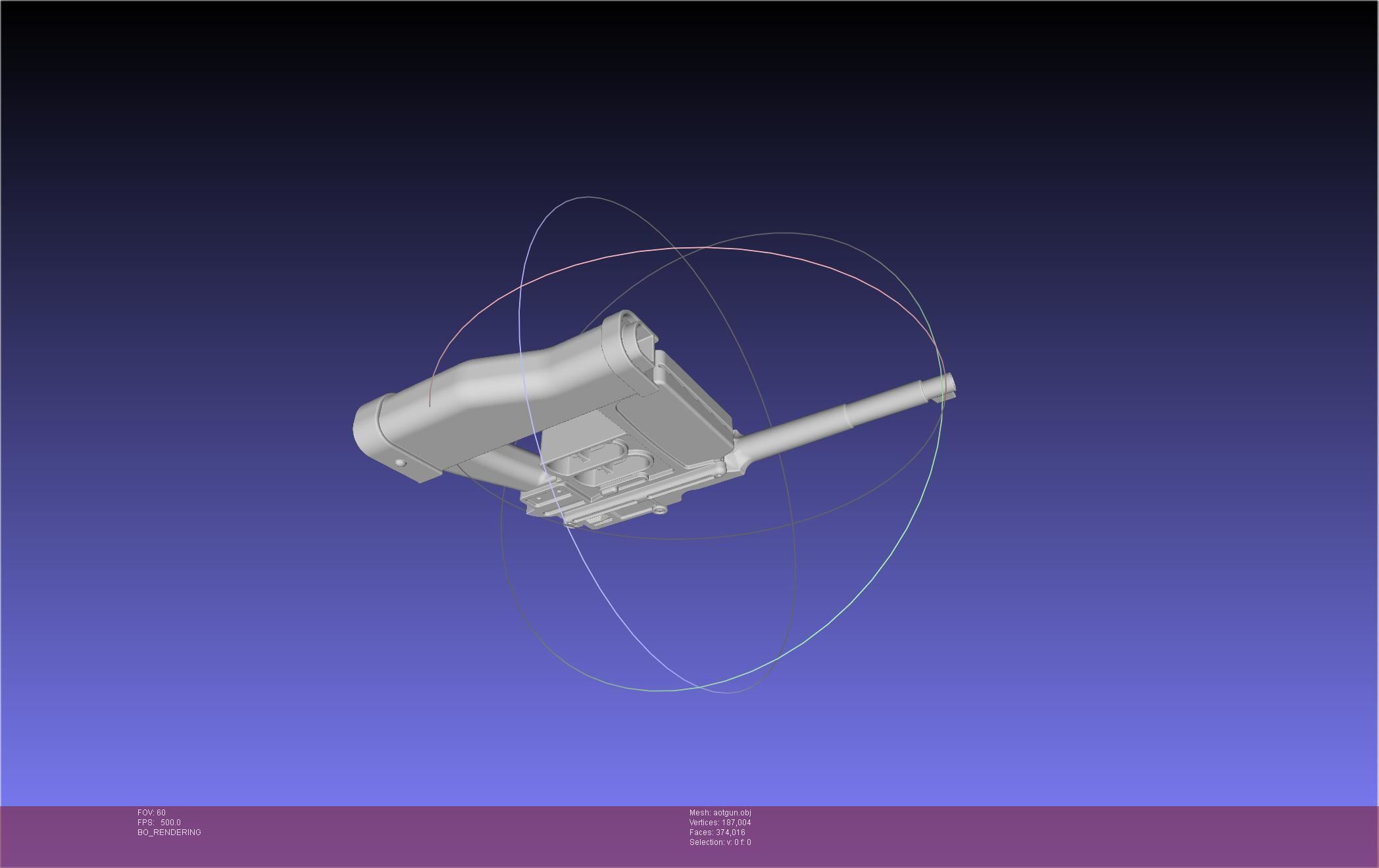Attack On Titan Season 4 Gear Gun Handle 3D model_13