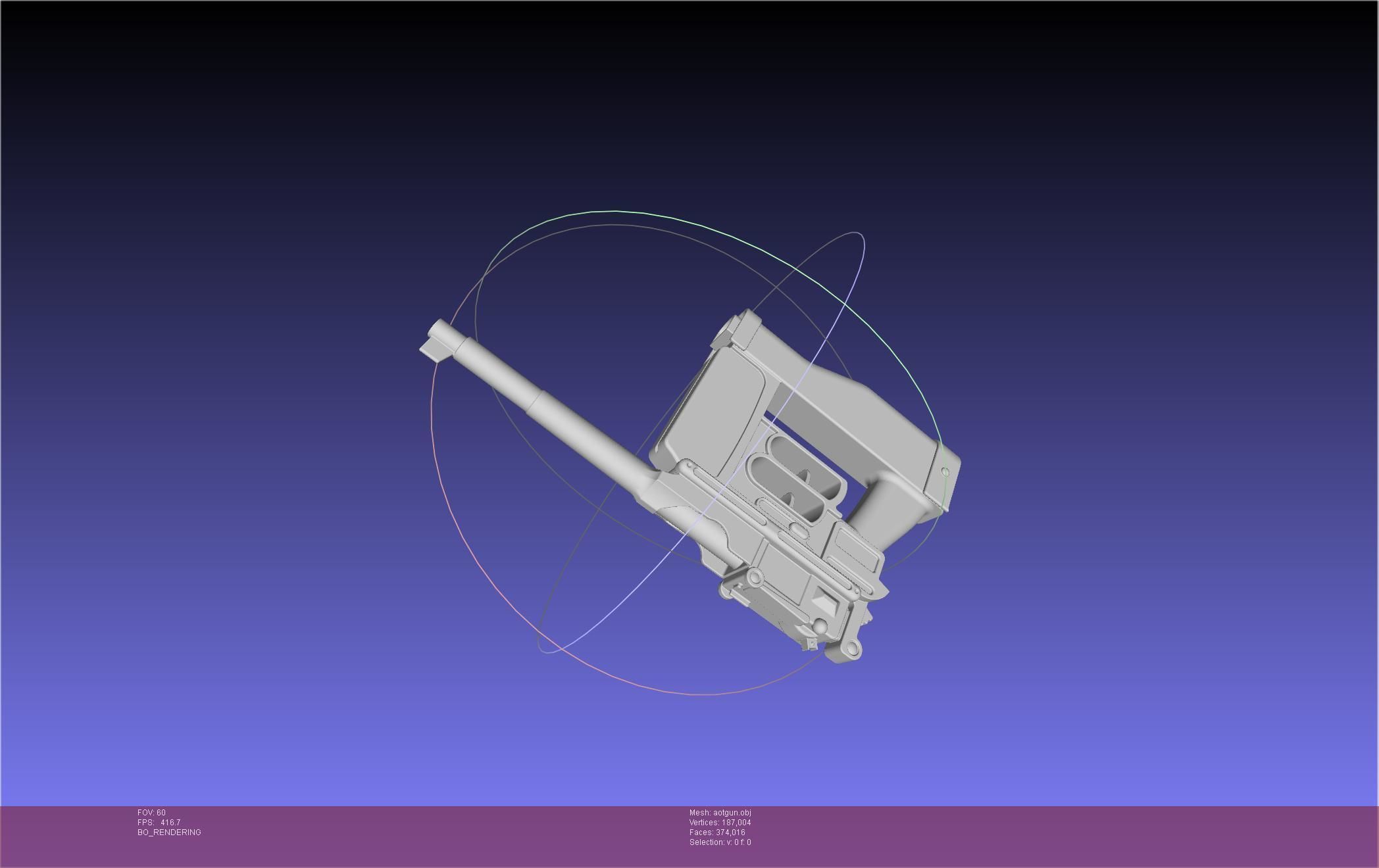 Attack On Titan Season 4 Gear Gun Handle 3D model_11