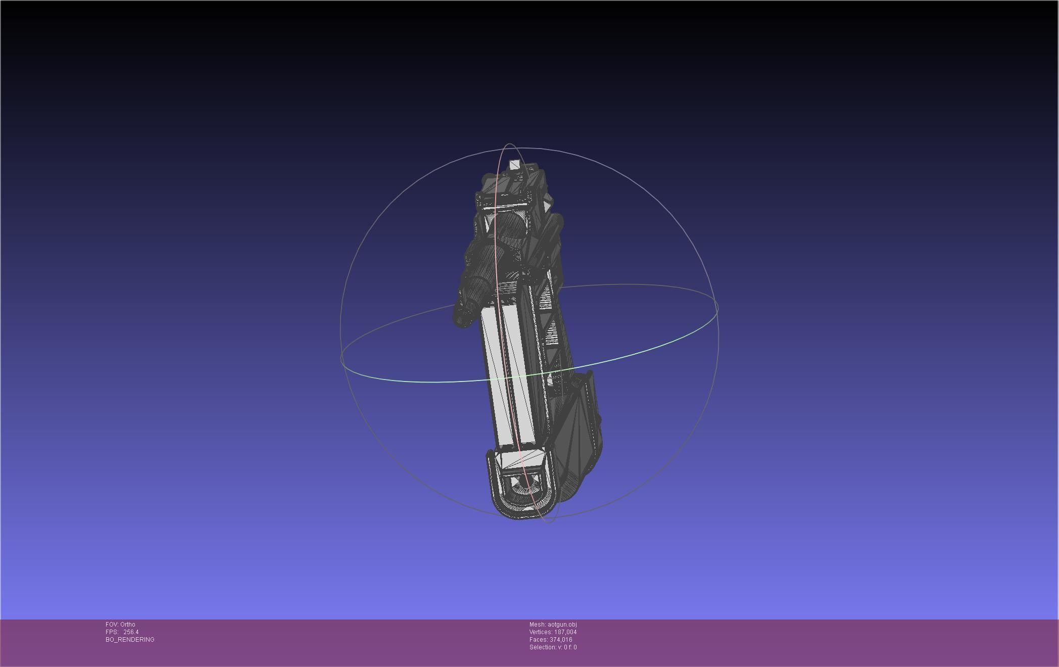 Attack On Titan Season 4 Gear Gun Handle 3D model_57