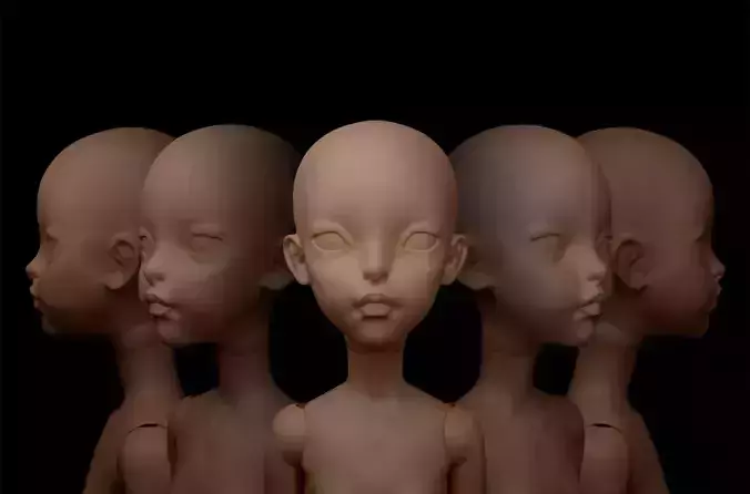 Fairy BJD ball jointed doll for 3D-printing 3D print model