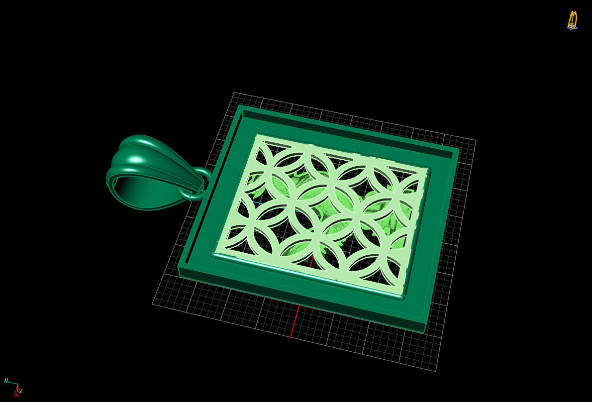 PENDANT CHICKEN 3D print model_3