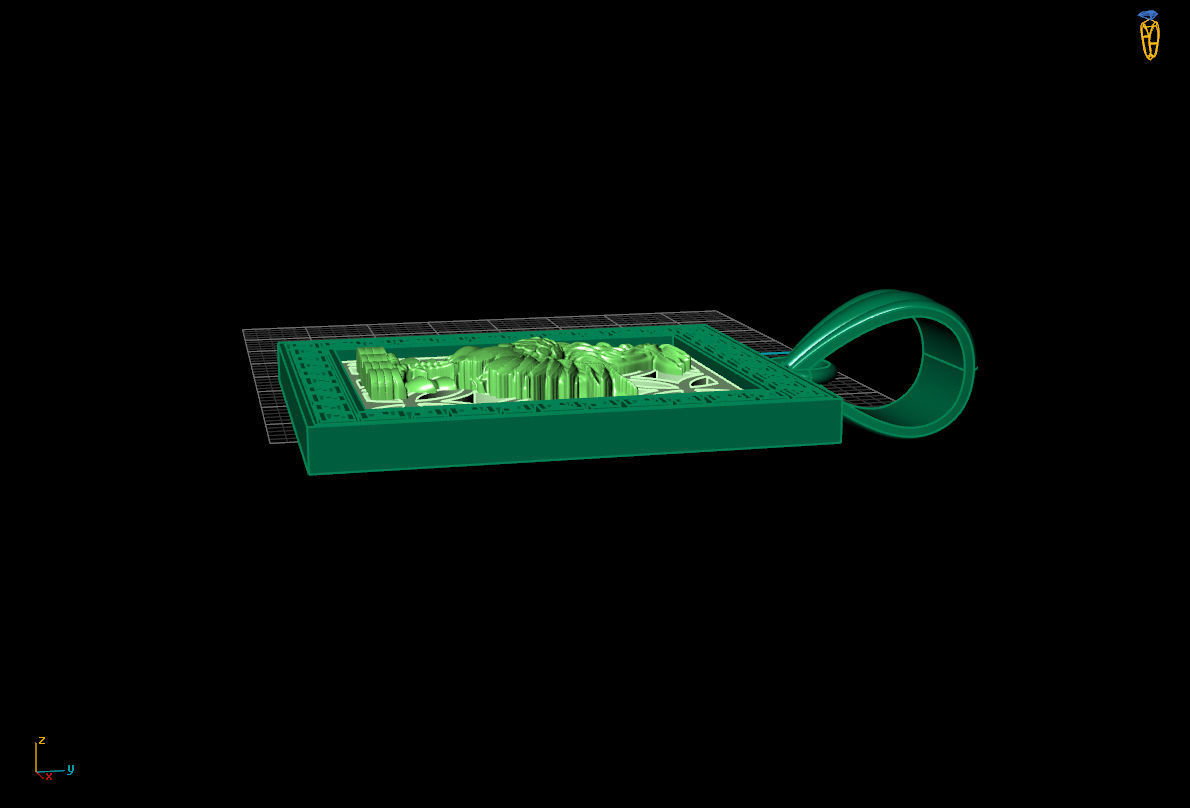 PENDANT CHICKEN 3D print model_2