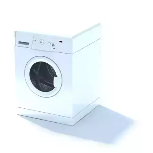 White Front Loading Washing Machine