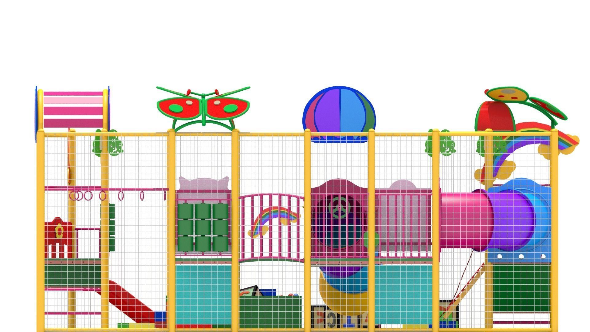 Indoor Playground 3D model_8