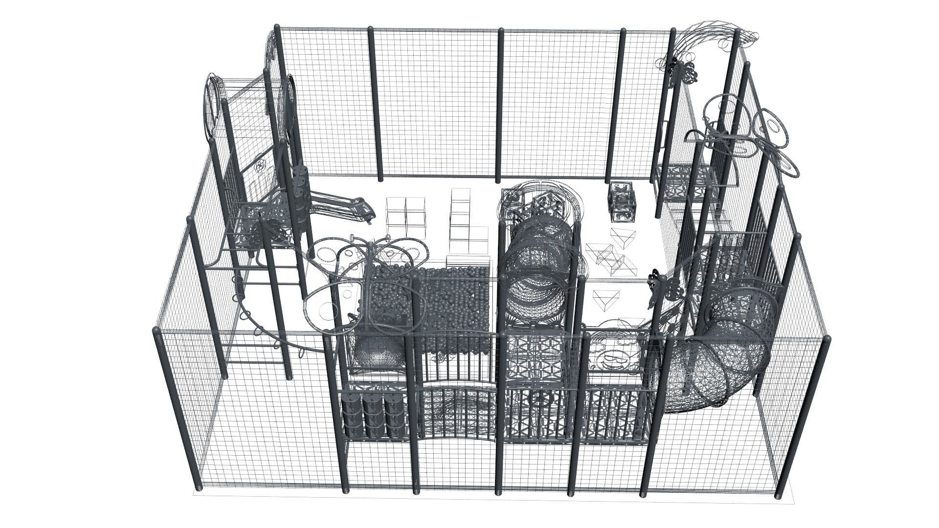 Indoor Playground 3D model_11