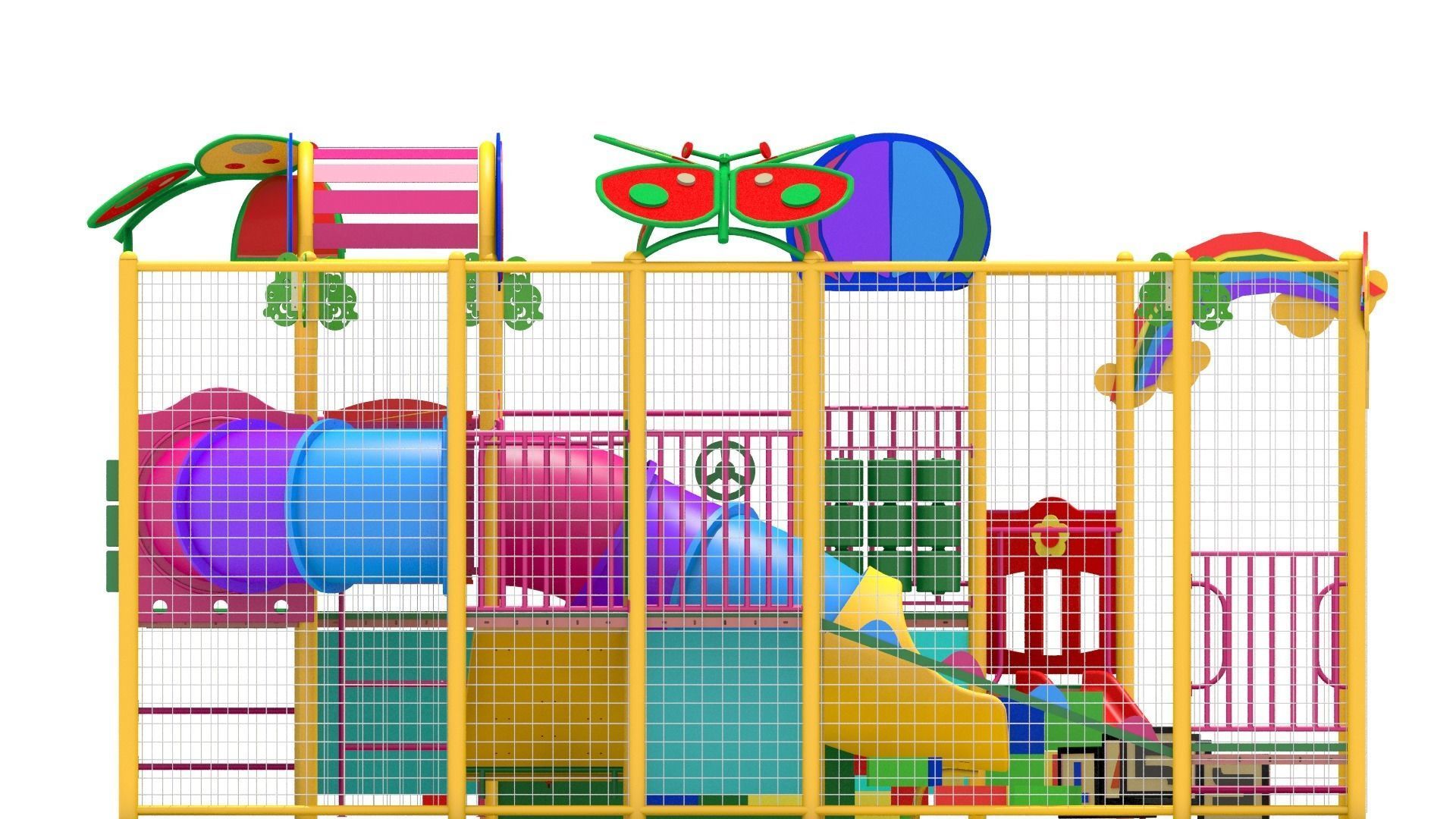 Indoor Playground 3D model_7