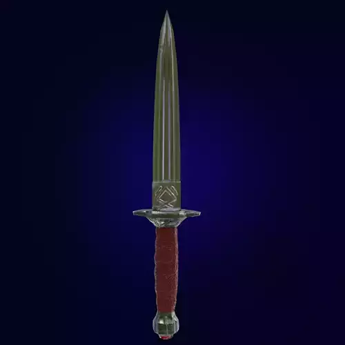 Stylized Dagger PBR Game ready