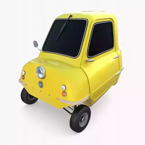 Peel P50 Yellow with chassis