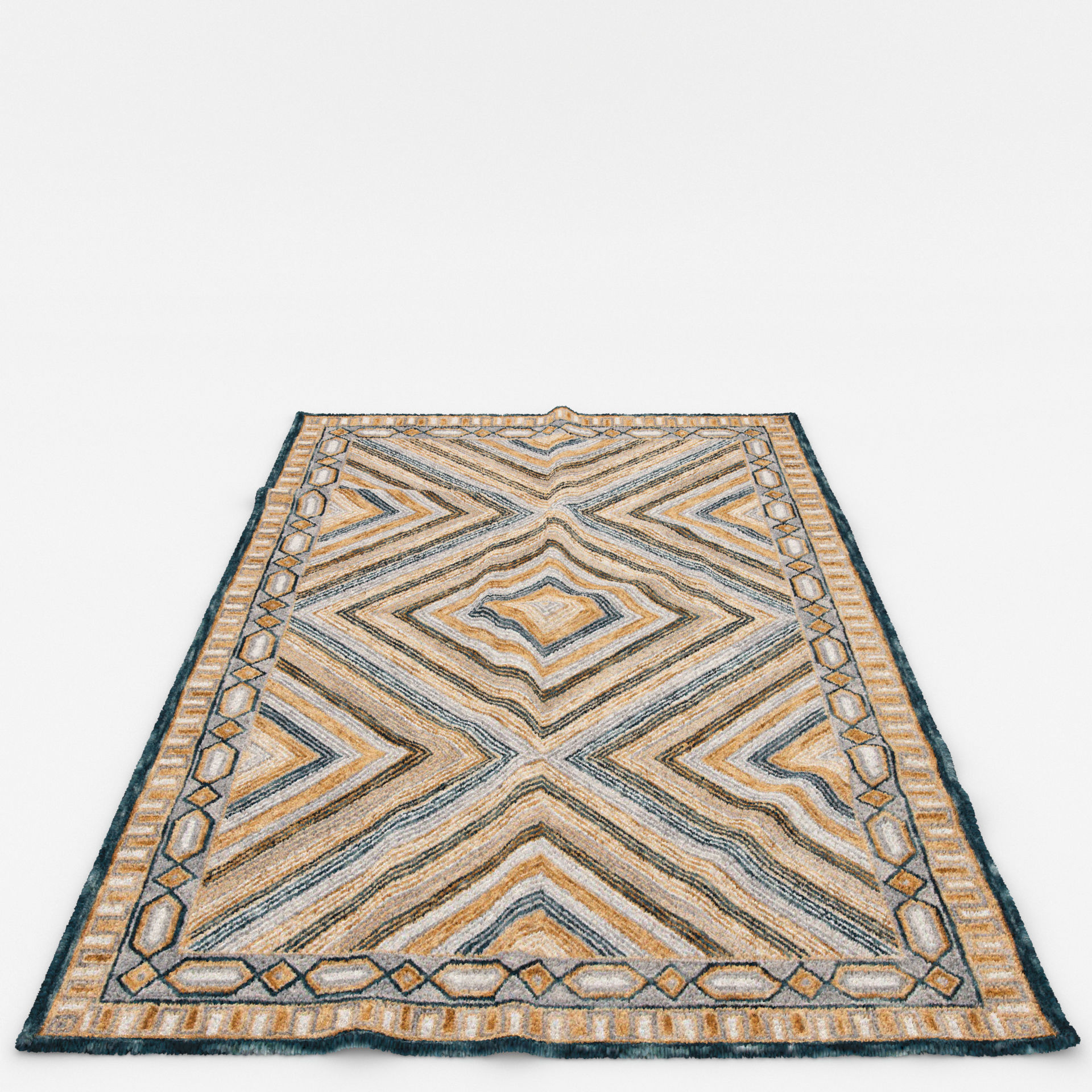 Rugs No 292 Low-poly 3D model_7