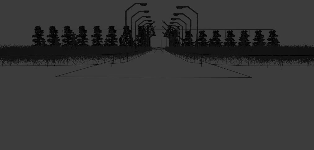 Walk Path Landscape 3D model_16