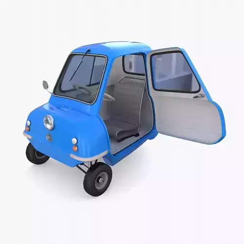 Peel P50 Blue with interior and chassis