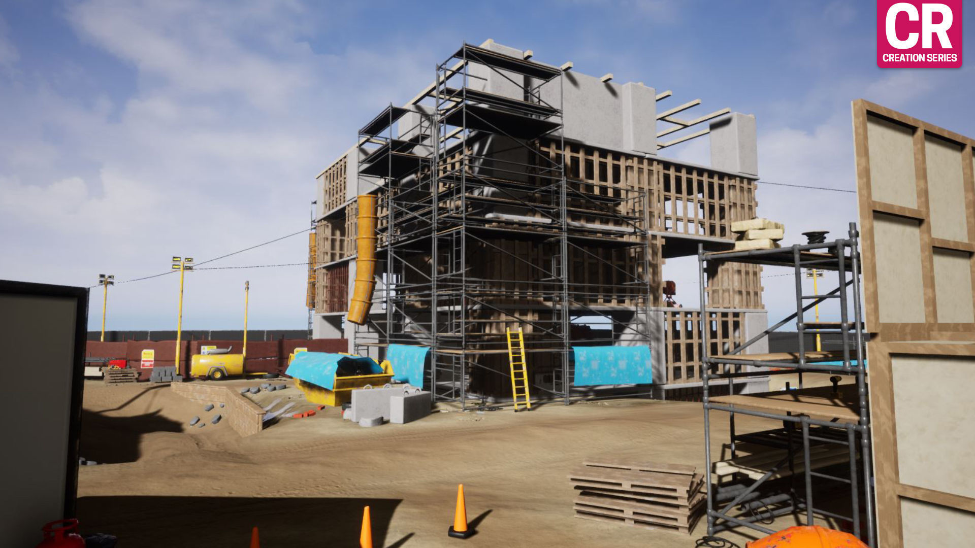 CR SERIES - Construction Pack For Unreal Low-poly 3D model_3