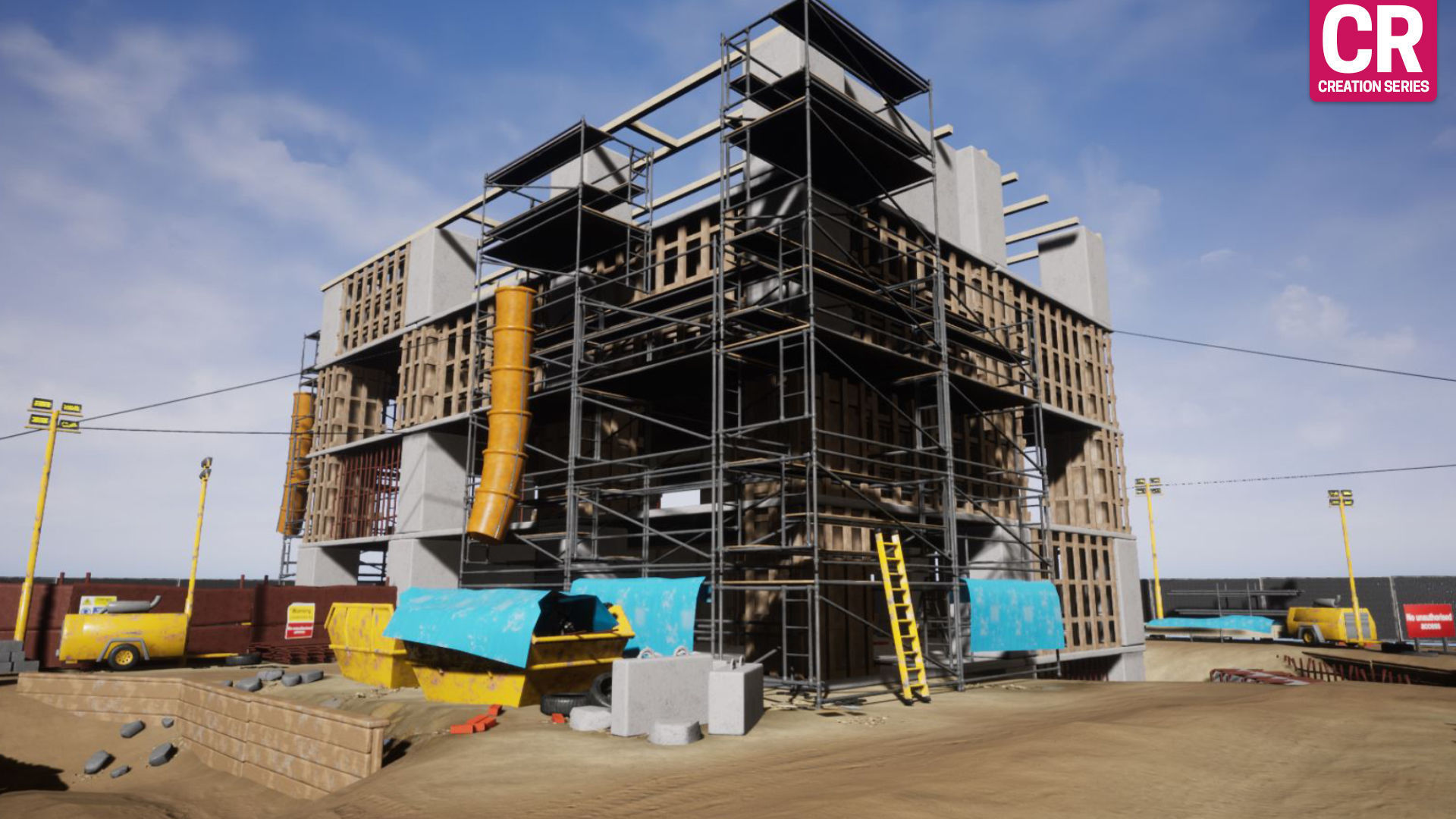 CR SERIES - Construction Pack For Unreal Low-poly 3D model_2