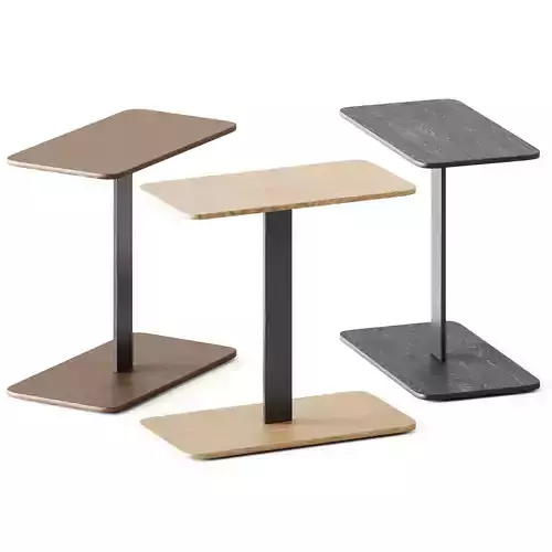 Serra Low Wooden Rectangle Table by Viccarbe