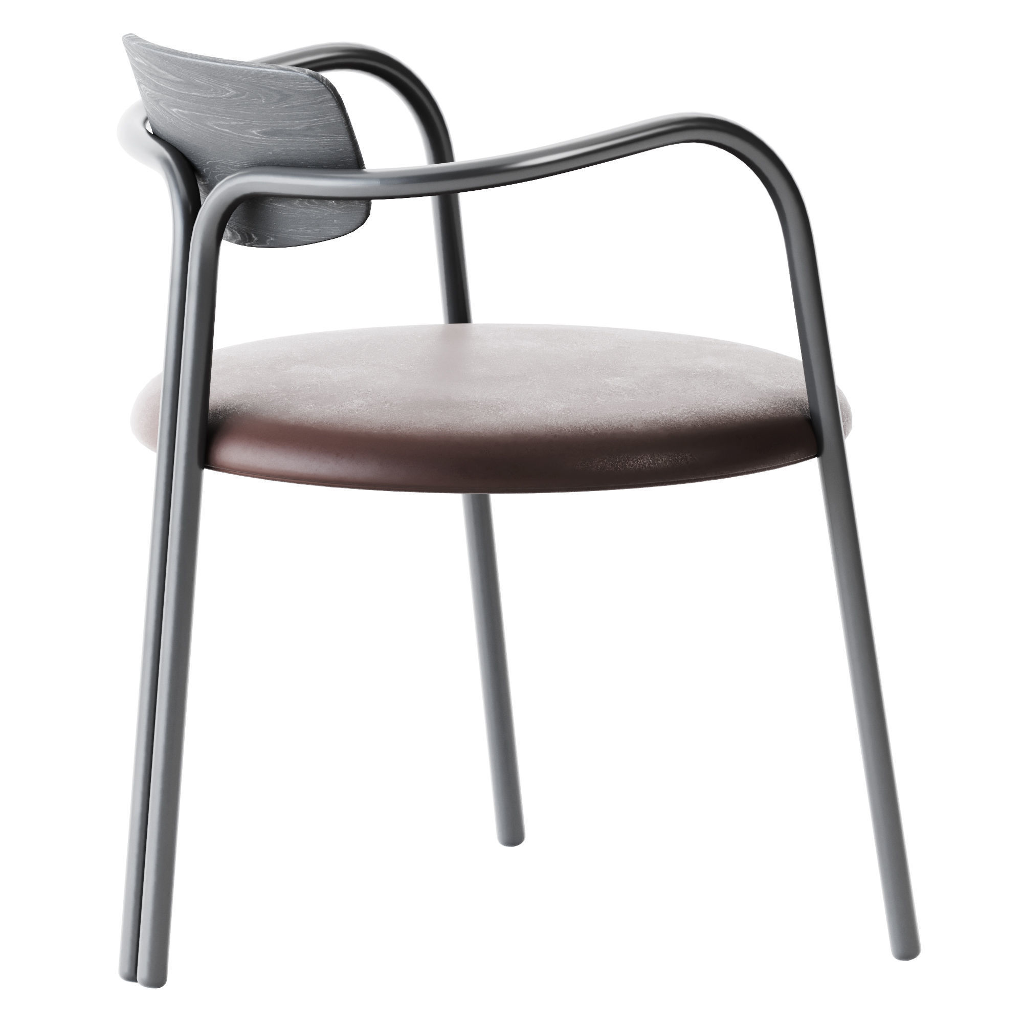 Table POV 460 S80 by Ton and Chair Via Veneto by De Castelli 3D model_3