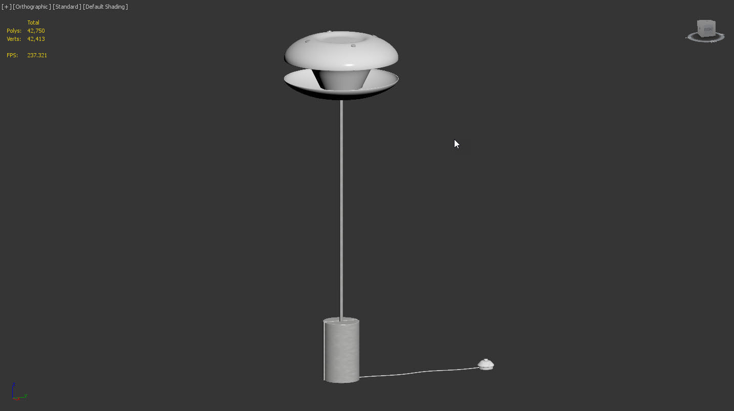 Yoyo Floor Lamp by Norr11 3D model_9