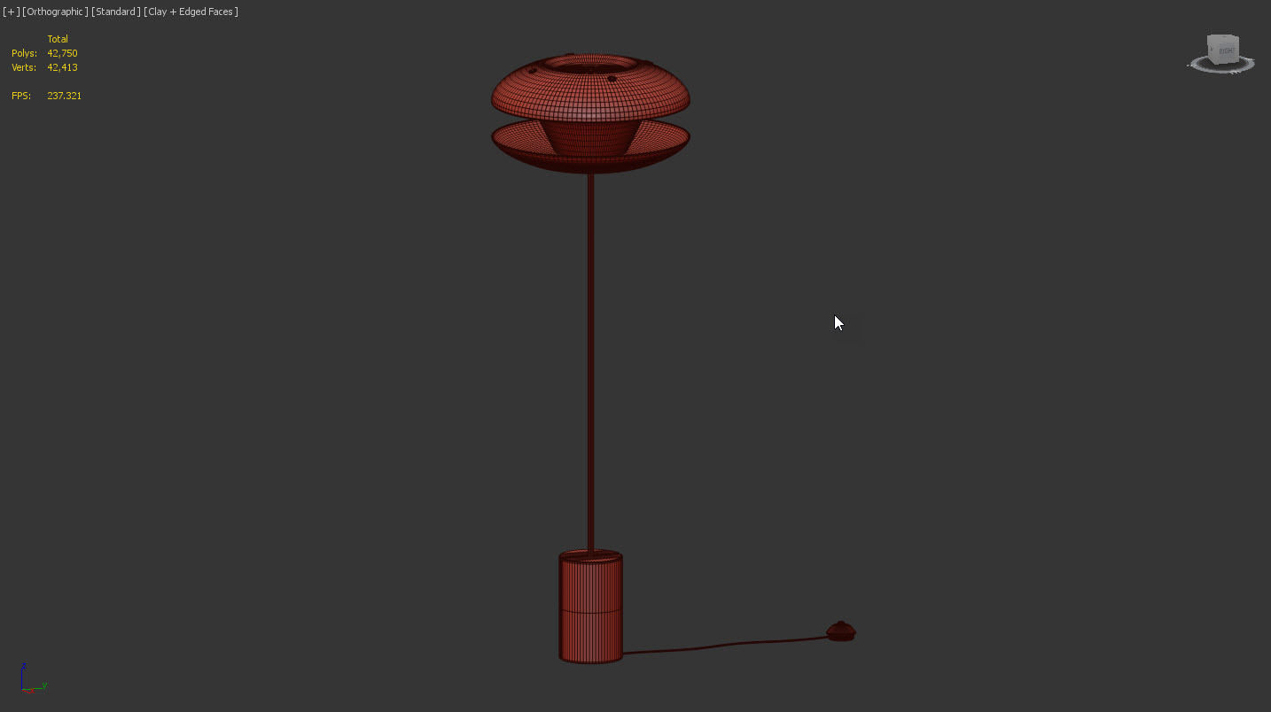 Yoyo Floor Lamp by Norr11 3D model_11