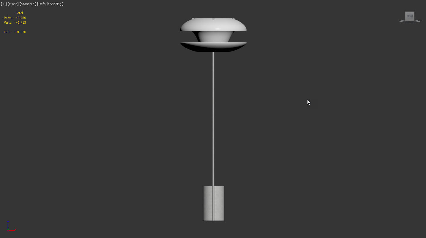 Yoyo Floor Lamp by Norr11 3D model_7