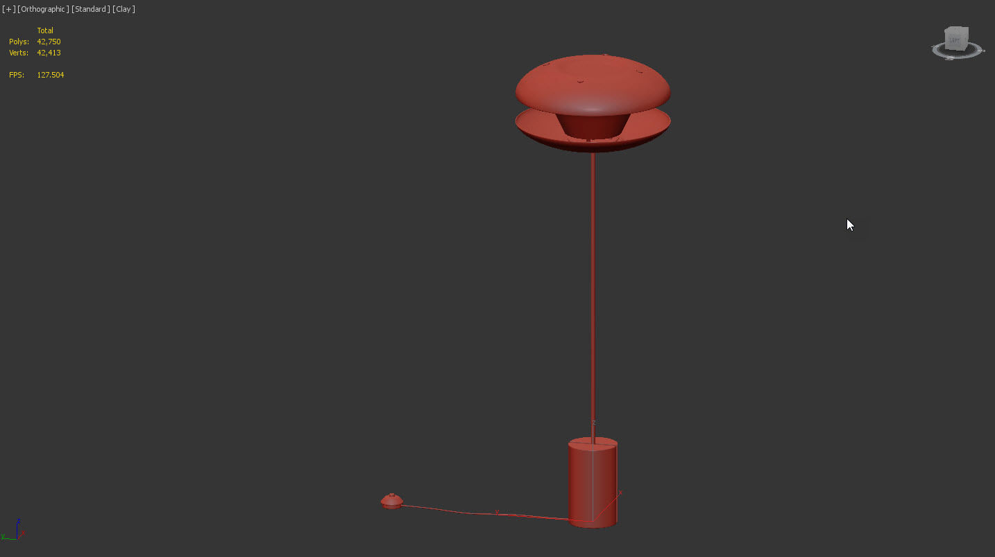 Yoyo Floor Lamp by Norr11 3D model_12