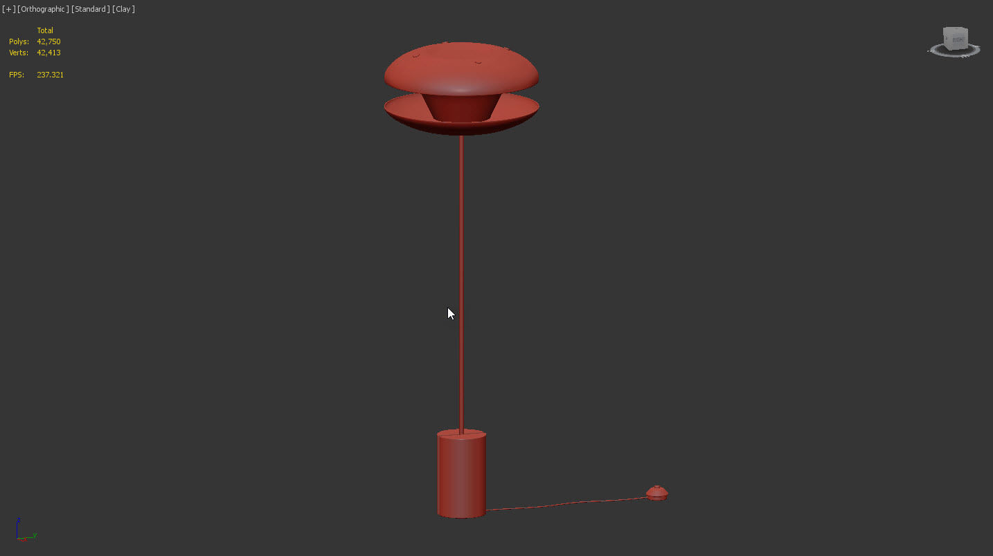 Yoyo Floor Lamp by Norr11 3D model_10