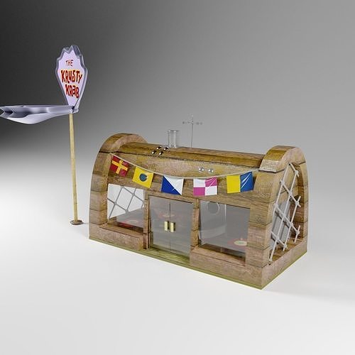 The Krusty Krab 3D model