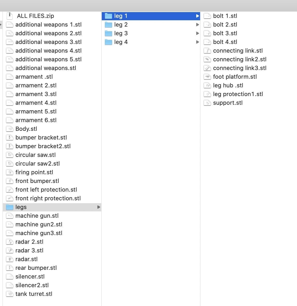 armored four-legged assault vehicle model for 3d printing 3D print model_9