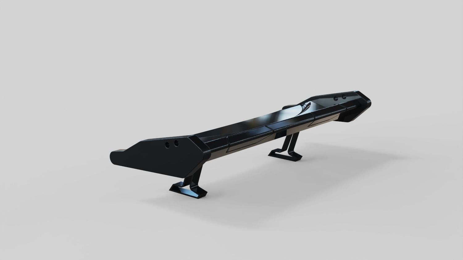 spoiler tuning heavy auto garage  3D model_1