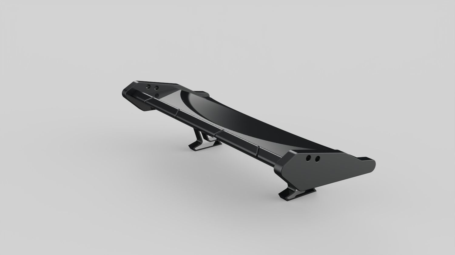 spoiler tuning heavy auto garage  3D model_2