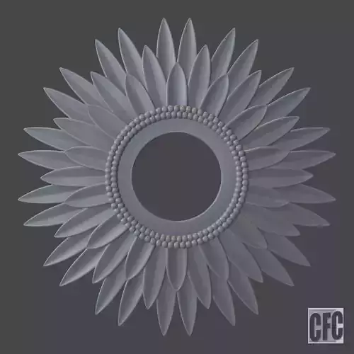 Mirror - picture frame - 3d model for CNC - MirrorFrameCFC10