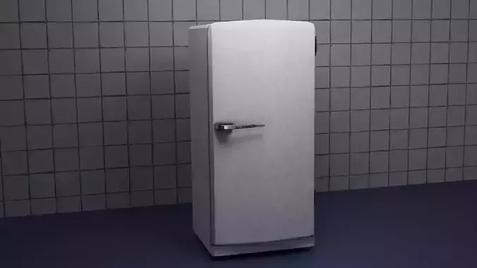Dusty old fridge