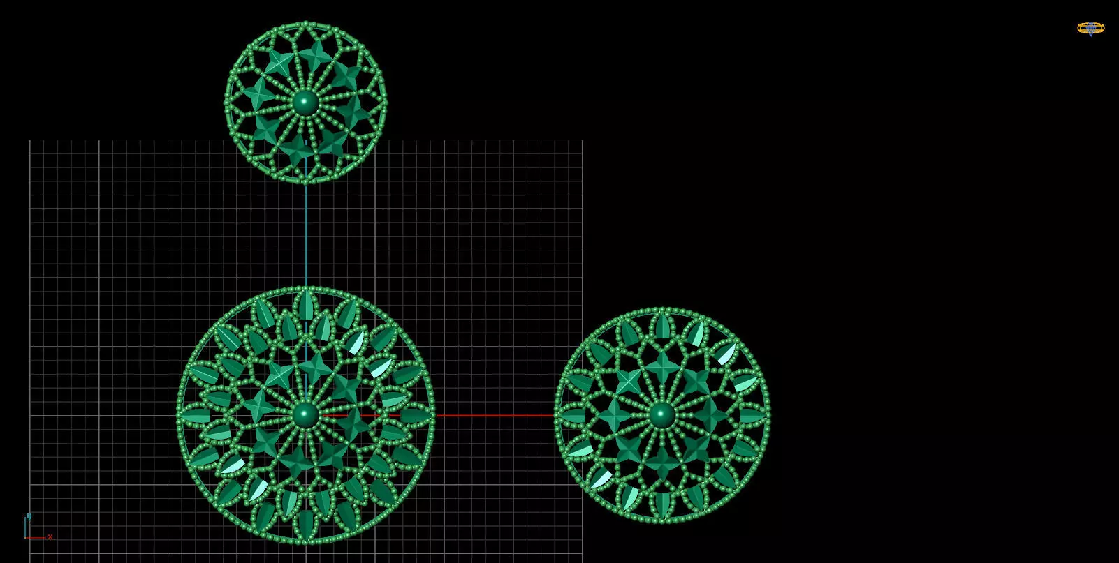 Pendant Set 37 3D print model_0