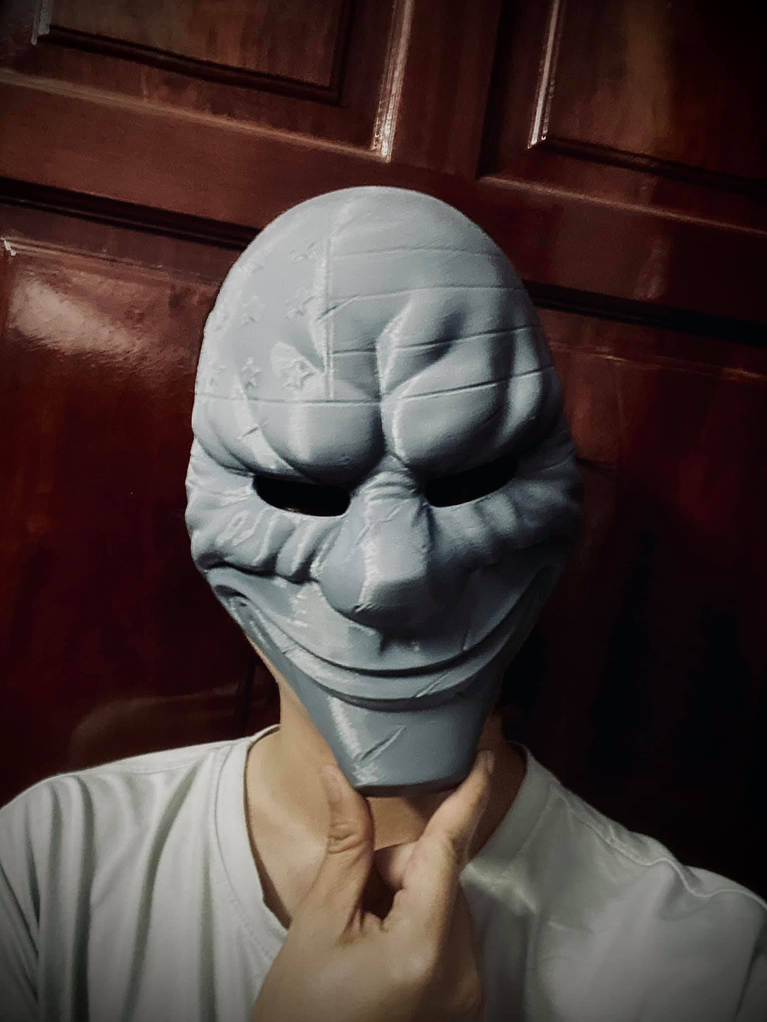 Dallas Mask - Payday 2 Mask - Halloween Cosplay Mask 3D print model_1