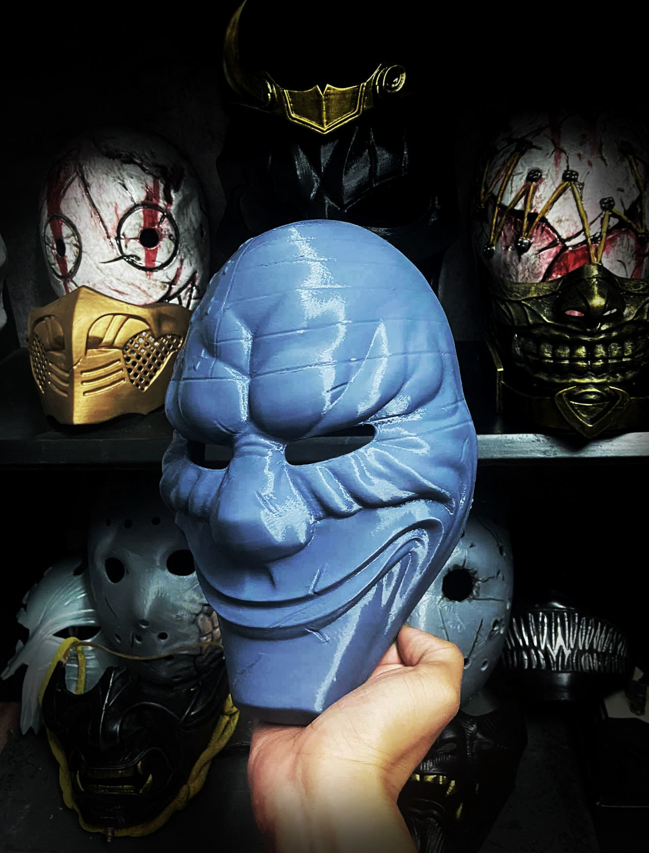 Dallas Mask - Payday 2 Mask - Halloween Cosplay Mask 3D print model_5