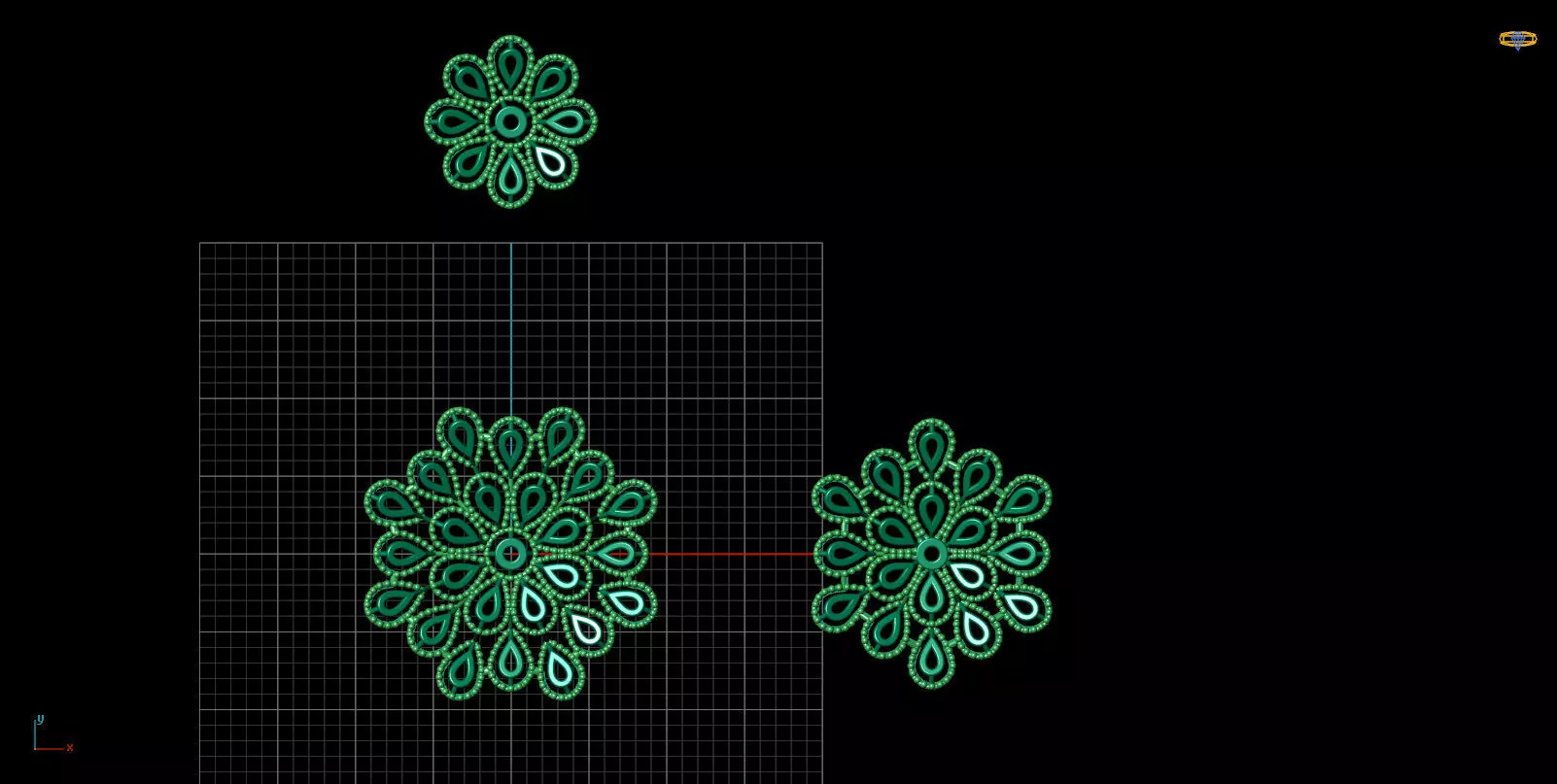 Pendant Set 38 3D print model_0