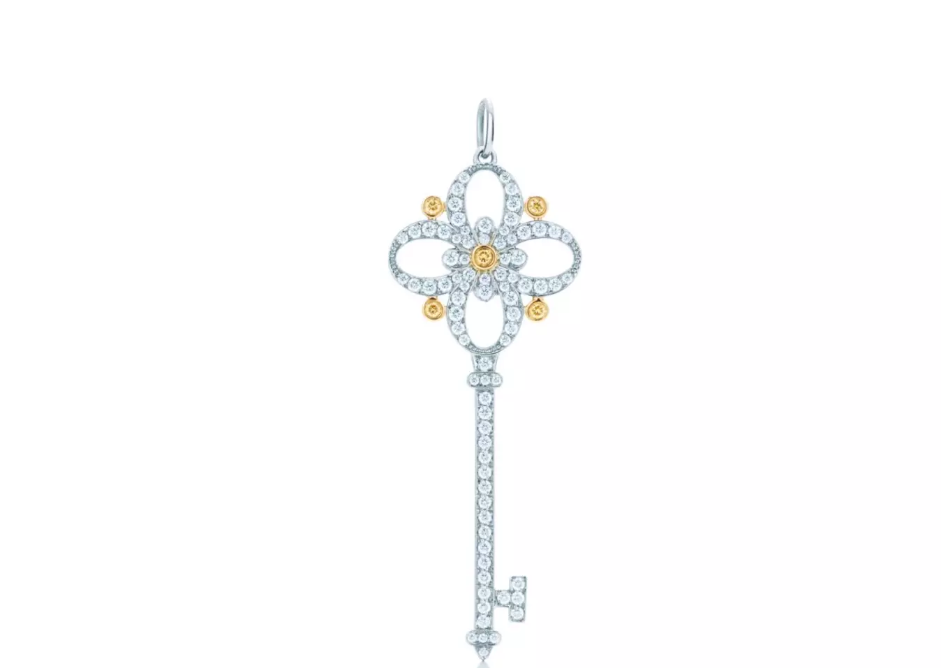 KT-021 key pendant with diamonds 3D print model_0