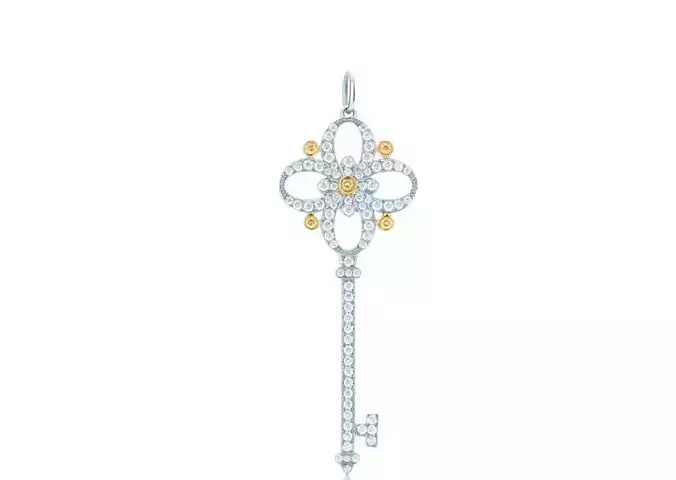 KT-021 key pendant with diamonds