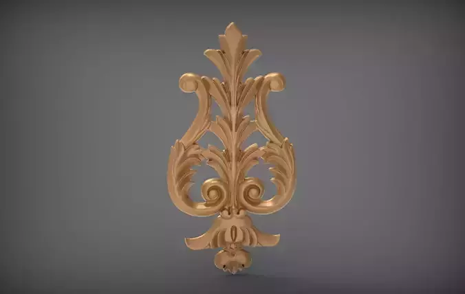 Floral Wood Carving for Furniture - 9