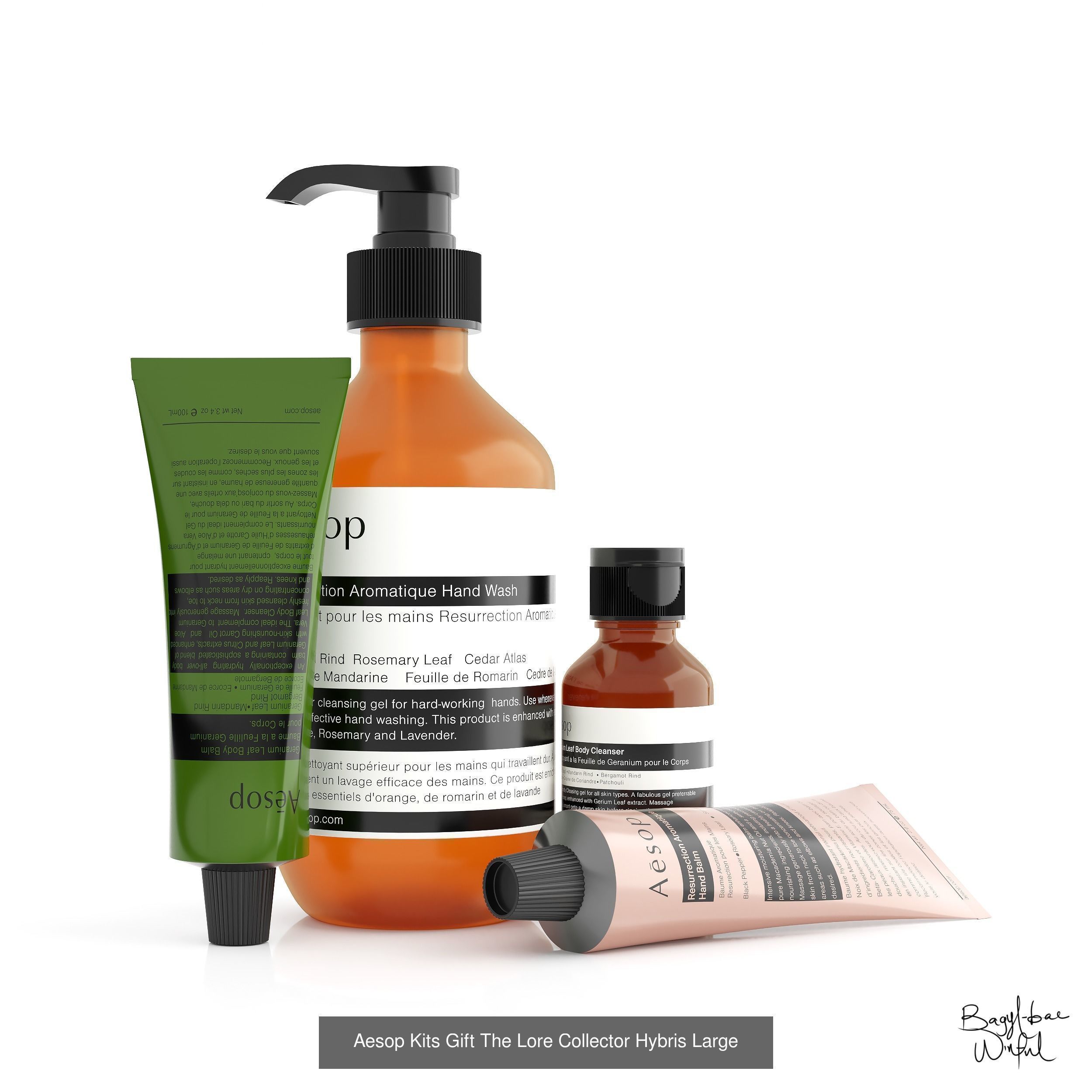 Aesop - The Complete Cosmetic Package 110 Models 3D Model Collection_79
