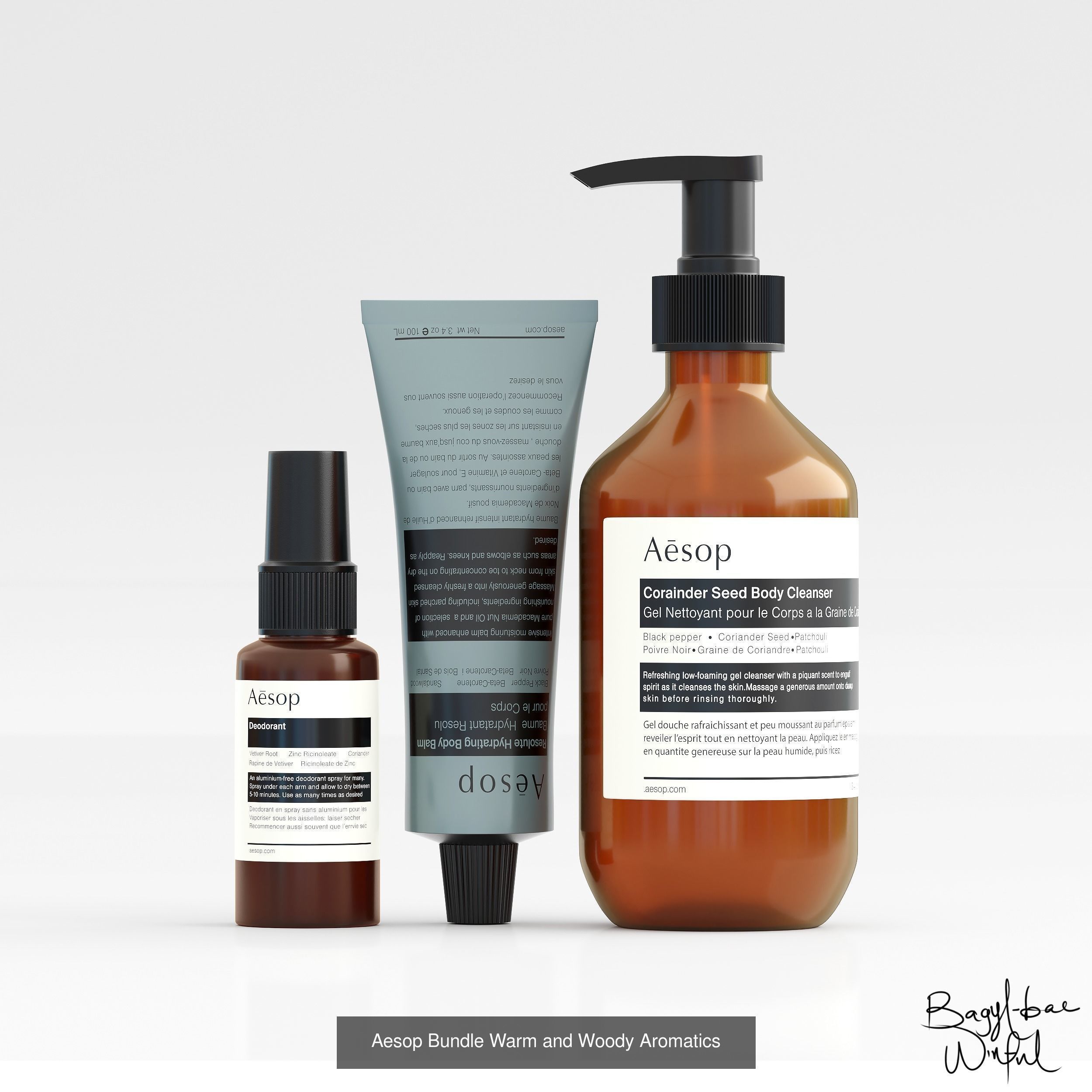 Aesop - The Complete Cosmetic Package 110 Models 3D Model Collection_32