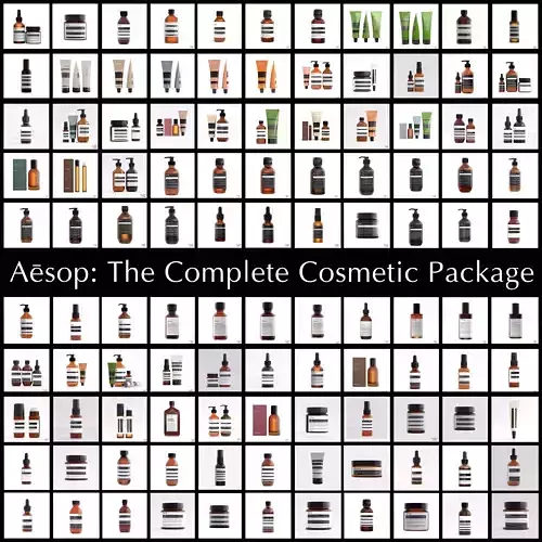 Aesop - The Complete Cosmetic Package 110 Models 3D Model Collection