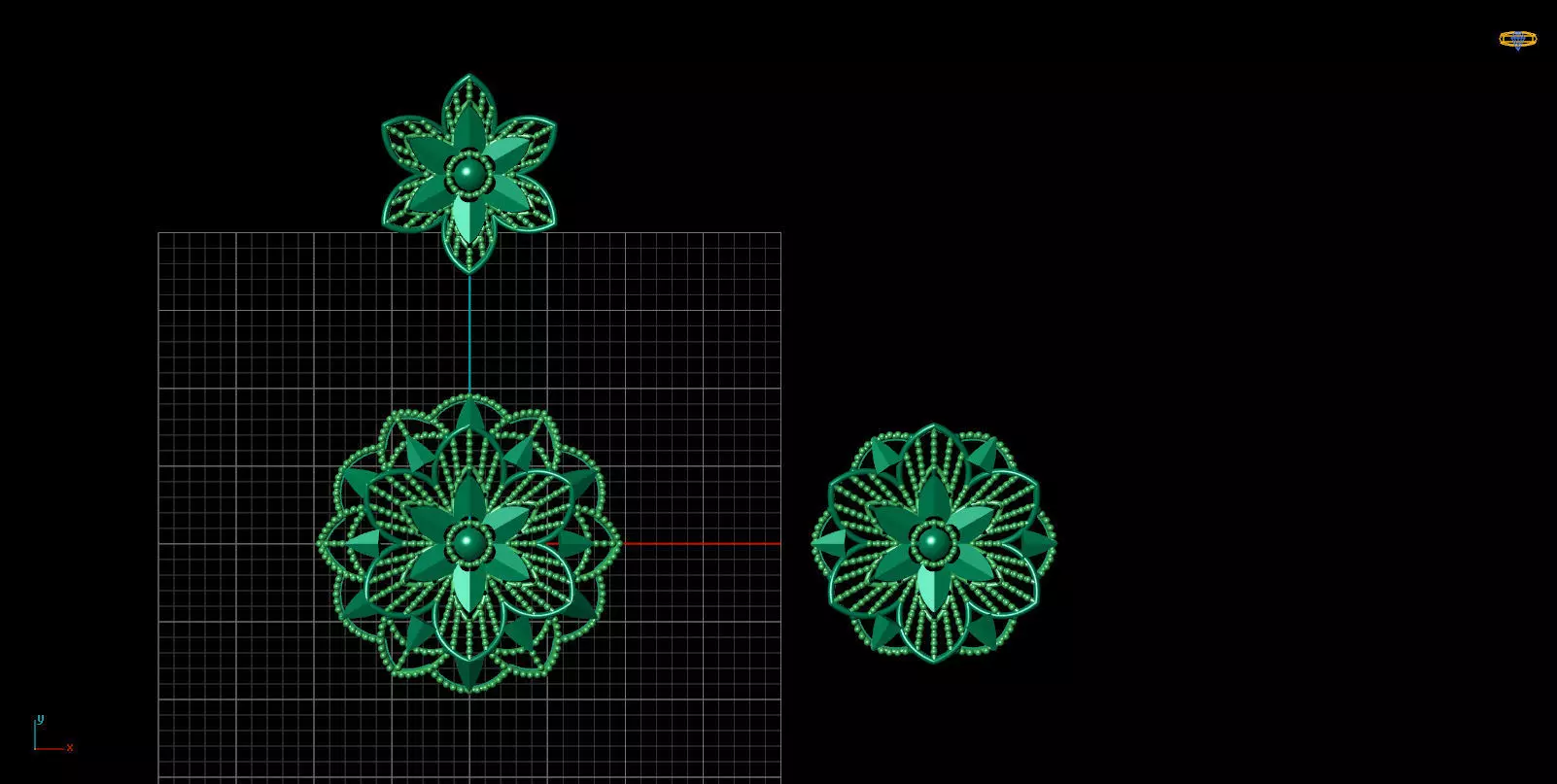 Pendant Set 41 3D print model_0