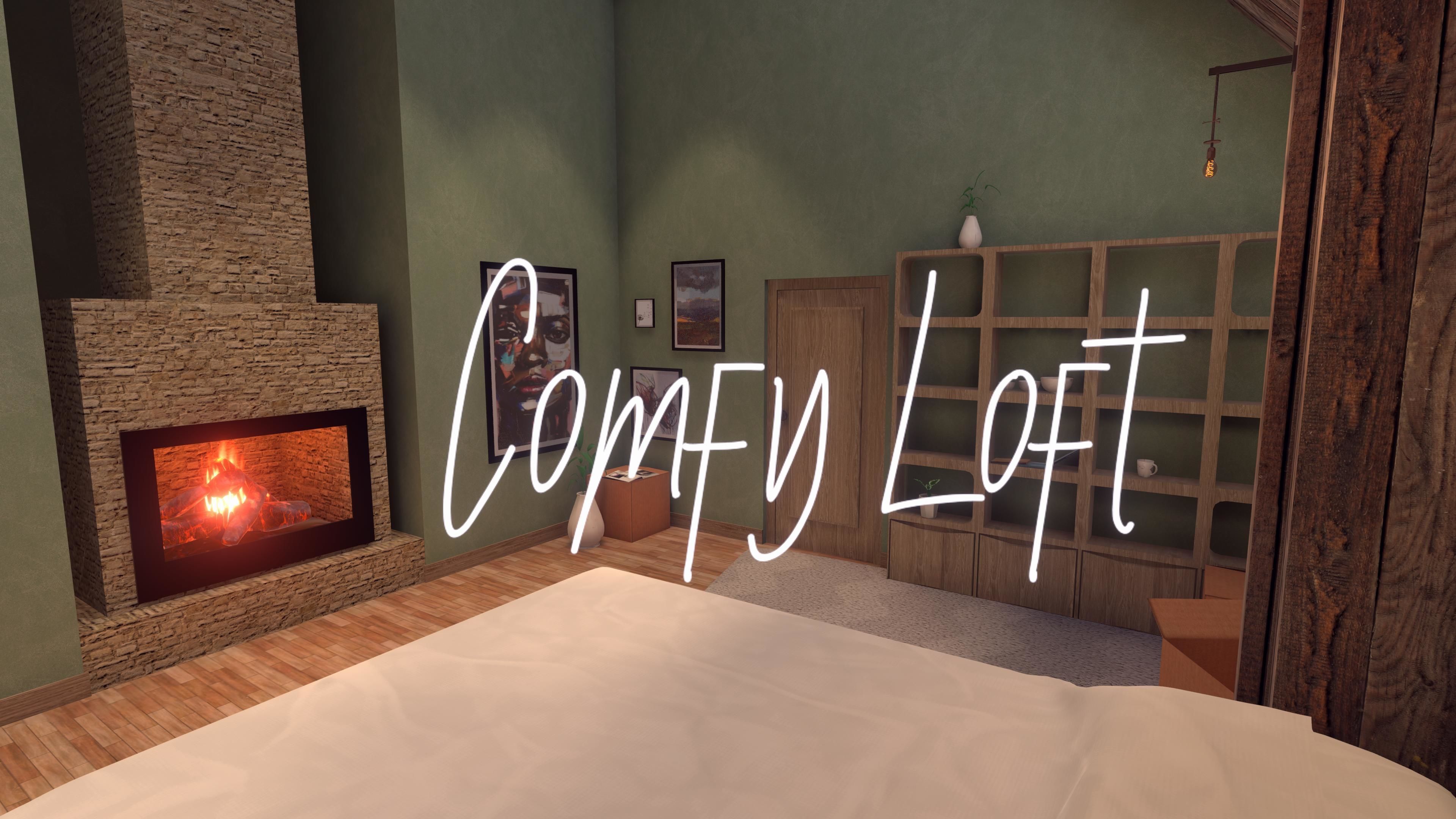 Comfy Loft Low-poly 3D model_2