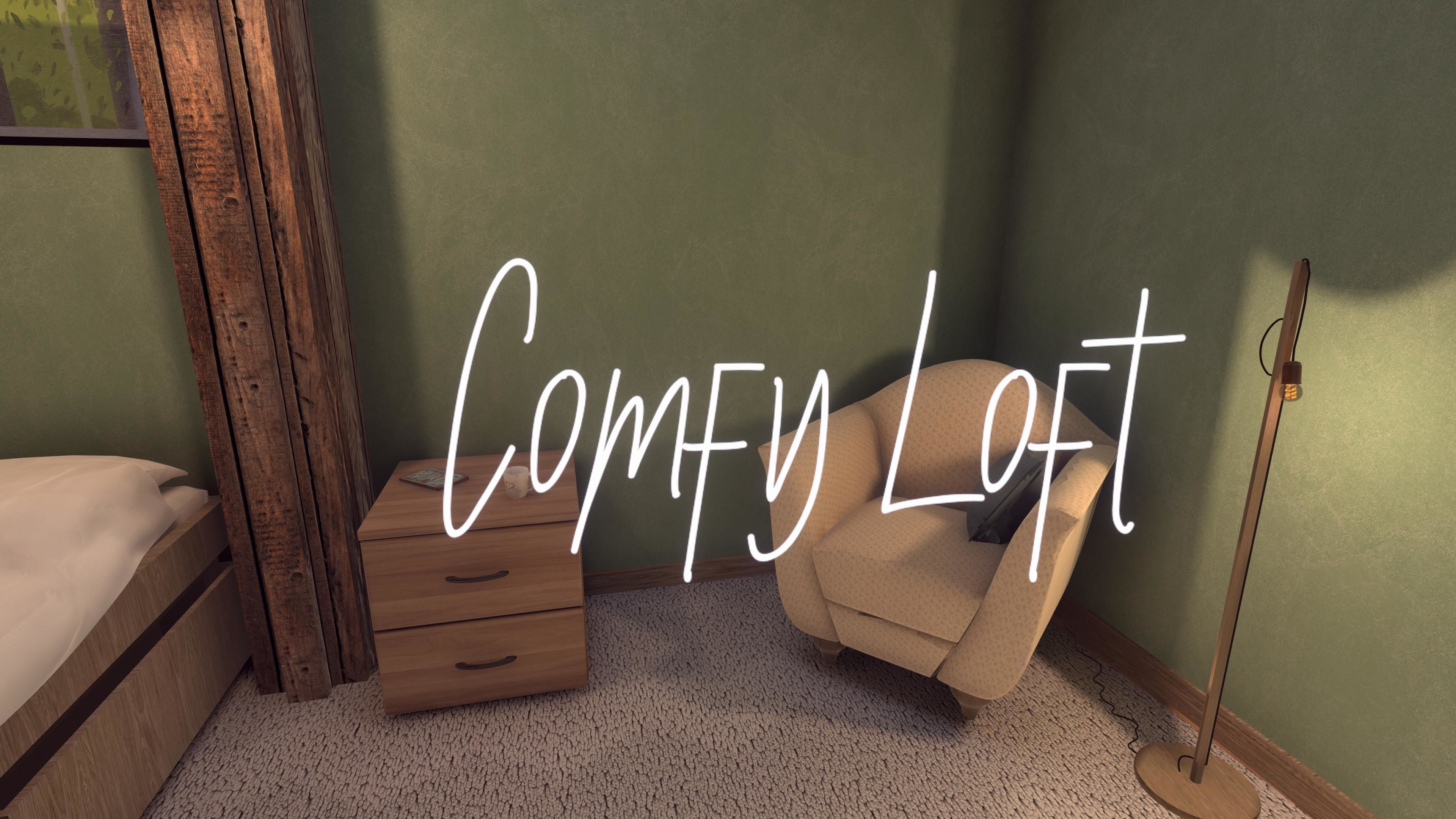 Comfy Loft Low-poly 3D model_4